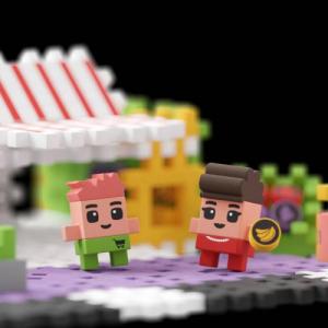 Marioinex Klocki Waffle mini - Sklep 148 elementów 3