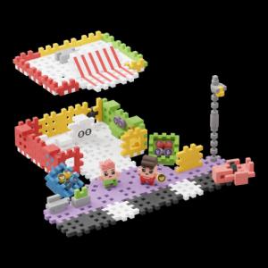 Marioinex Klocki Waffle mini - Sklep 148 elementów 4