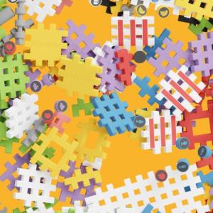 Marioinex Klocki Waffle mini - Sklep 148 elementów 6