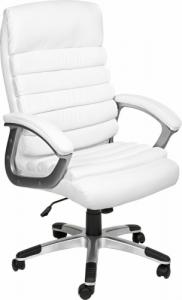 Krzesło biurowe Tectake Paul Białe 1
