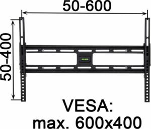 Tectake Uchwyt ścienny 400877 32'' - 63'' 6