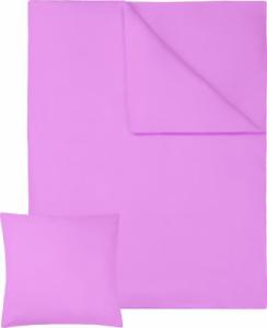 Tectake 4 x 2-częściowy komplet pościeli 200 x 135 cm, bawełna - fioletowy 1