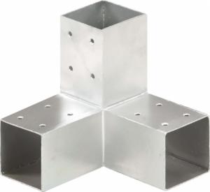 vidaXL Łączniki w kształcie Y, 4 szt., galwanizowany metal, 71x71 mm 3