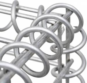 vidaXL Słupki gabionowe, 2 szt., 40x40x180 cm, żelazo 6