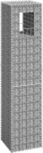 vidaXL Słupek gabionowy, 40x40x180 cm, żelazo 1