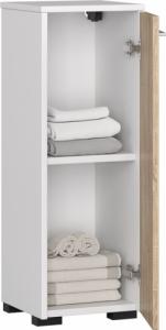 Fabryka Mebli Akord SZAFKA ŁAZIENKOWA STOJĄCA FIN S 30 cm BIAŁA / SONOMA 2