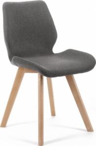 Fabryka Mebli Akord 4x krzesło tapicerowane materiałowe SJ.0159 Szaro-Brązowe 1