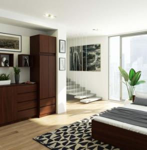 Fabryka Mebli Akord Nadstawka na szafę 60 cm - wenge - 2 drzwi 5