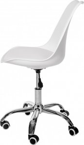 Krzesło biurowe Fabryka Mebli Akord FD005 Białe 2