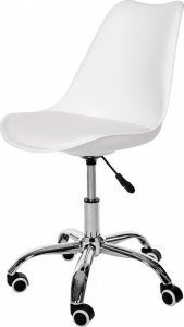 Krzesło biurowe Fabryka Mebli Akord FD005 Białe 3