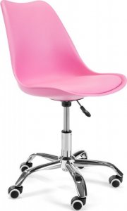 Krzesło biurowe Fabryka Mebli Akord FD005 Różowe 1