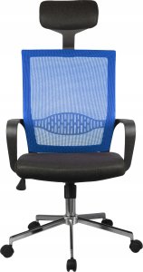 Krzesło biurowe Fabryka Mebli Akord OCF-9 Niebieskie 5