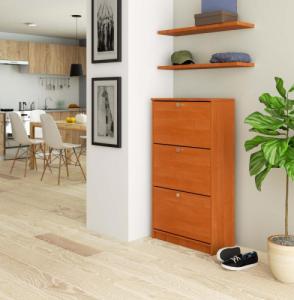 Fabryka Mebli Akord Szafka na buty 3 uchylne drzwiczki 60 cm - olcha 3