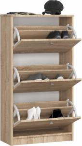 Fabryka Mebli Akord SZAFKA NA BUTY 3 UCHYLNE DRZWICZKI 60 cm DĄB SONOMA 2