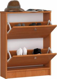 Fabryka Mebli Akord Szafka na buty 2 uchylne drzwiczki 60 cm - olcha 2