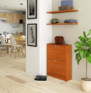 Fabryka Mebli Akord Szafka na buty 2 uchylne drzwiczki 60 cm - olcha 3