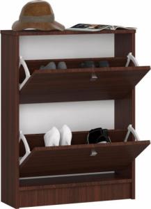 Fabryka Mebli Akord Szafka na buty 2 uchylne drzwiczki 60 cm - wenge 2