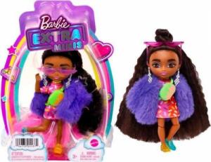 Lalka Barbie Mattel Extra Minis - Sukienka wzór z posypką/Brązowe włosy (HGP63) 1