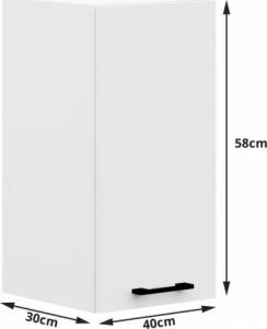 Fabryka Mebli Akord Zestaw mebli kuchennych Oliwia biały (SKZOLIDBIA) 9