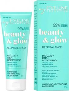 Eveline Beauty & Glow - Matujący Krem detoksykujący na dzień i noc Keep Balance! 75ml 2