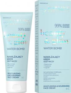 Eveline Beauty & Glow Nawilżający Krem odżywczy na dzień i noc Water Bomb! 75ml 2