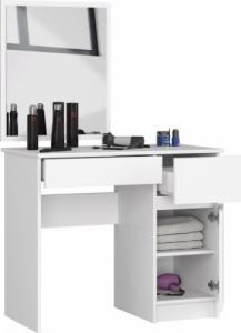 Fabryka Mebli Akord TOALETKA KOSMETYCZNA Z LUSTREM P-2/SL 500x600 PRAWA BIAŁA 2