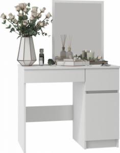 Fabryka Mebli Akord TOALETKA KOSMETYCZNA Z LUSTREM P-2/SL 500x600 PRAWA BIAŁA 3