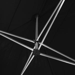 Tectake Składany pawilon Olivia 3x3 m z 4 bokami - czarny 6