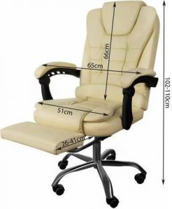 Krzesło biurowe Iso Trade Malatec Kremowe 11