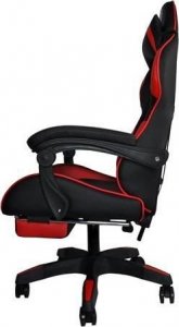 Fotel Malatec 8979 czerwono-czarny 3