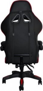 Fotel Malatec 8979 czerwono-czarny 4