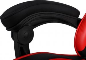 Fotel Malatec 8979 czerwono-czarny 9