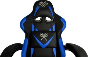 Fotel Malatec Gamingowy Dunmoon - czarno-niebieski 3