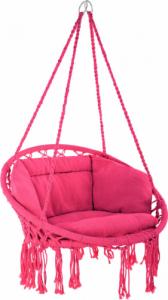 Tectake Fotel wiszący Grazia - pink 1