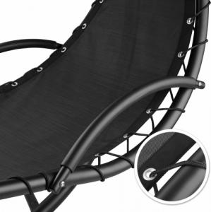 Tectake Leżak wiszący Maja - czarny 6