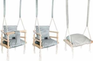 Huśtawka Iso Trade Huśtawka 3w1 szara NEW H18026 5