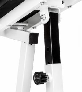 Ławka treningowa regulowana - czarny/biały 7