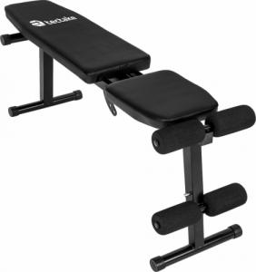 Ławka łamana do brzuszków - czarny 2