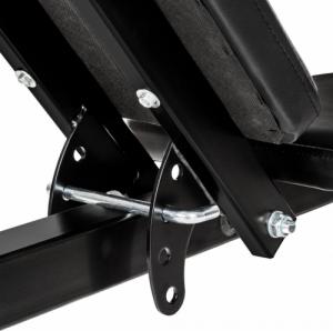 Ławka łamana do brzuszków - czarny 5