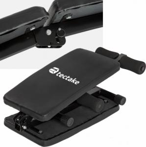 Tectake Ławka ławeczka skośna składana regulowana - czarny 5