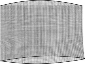 Iso Trade Moskitiera do parasola ogrodowego 3,5m - czarna 1