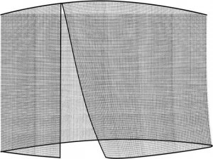 Iso Trade Moskitiera do parasola ogrodowego 3m - czarna 2