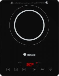 Płyta wolnostojąca Tectake Przenośna płyta indukcyjna, pojedyncza, 2000 W - czarny 5