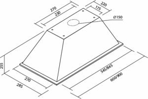 Okap Toflesz OK-6 Linea Glass 3