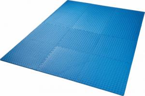 Tectake Mata ochronna do siłowni - zestaw 12 części - niebieski 3