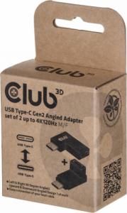 Adapter USB Club 3D USB-C - USB-C Czarny  (CAC-1528) 2