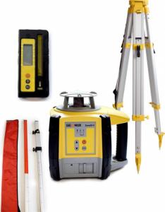 GeoMax Niwelator laserowy GeoMax Zone 20H z odbiornikiem GeoMax ZRB90 oraz łatą laserową i statywem aluminiowym 1