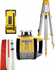 GeoMax Niwelator laserowy GeoMax Zone 20H z odbiornikiem GeoMax ZRP105 Pro oraz łatą laserową i statywem aluminiowym 1