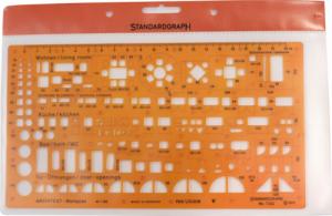Standardgraph Szablon 7302 Standardgraph architektoniczny 1:100 1