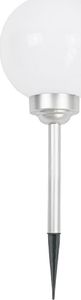 Saska Garden Ogrodowa Lampa Solarna Kula Mleczna śr. 20cm 4 LED 1